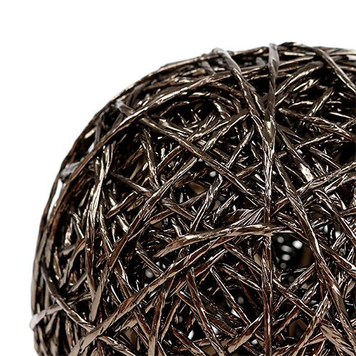 Bola decorativa marrom escuro Ø15cm | Floristik24.pt
