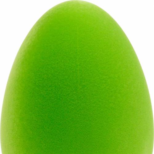 Itens Ovo de Páscoa flocado H25cm Ovos coloridos Decoração de Páscoa