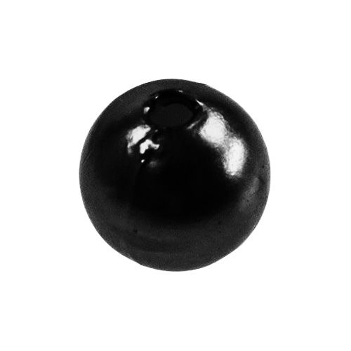 Itens Contas decorativas Ø8mm pretas 250 un