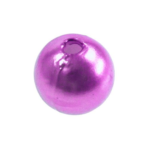 Itens Contas decorativas Ø8mm roxas 250 un