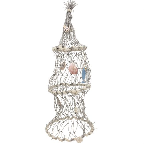 Armadilha decorativa para peixes com mexilhões