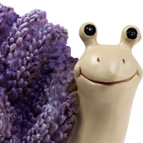 Itens Caracóis decorativos figuras decorativas roxo bege lavanda 12cm 2 unidades