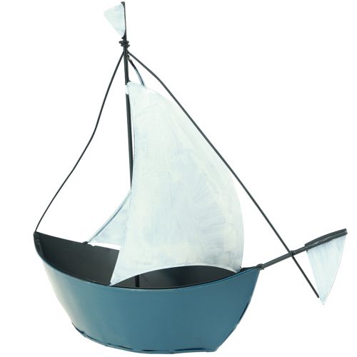 Floristik24 Veleiro decorativo em metal para decoração 32,5×10×29cm