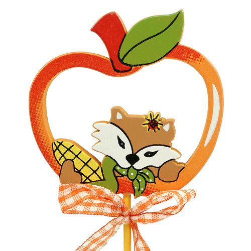 Floristik24 Decocação para o outono bouquet folha maçã abóbora tipo. 6cm L29cm 12pcs