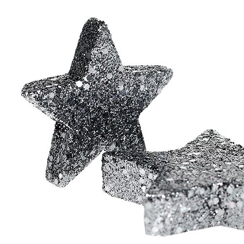 Floristik24 Estrelas decorativas para espalhar 4-5cm 40pcs pretas