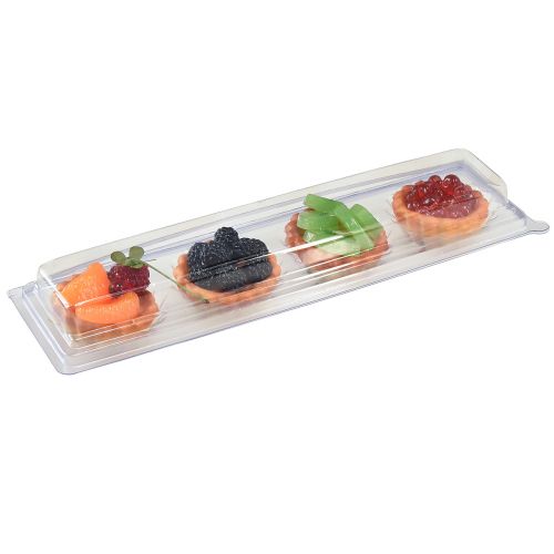 Itens Tortinhas decorativas com bonecos de frutas 6 cm 4 unidades