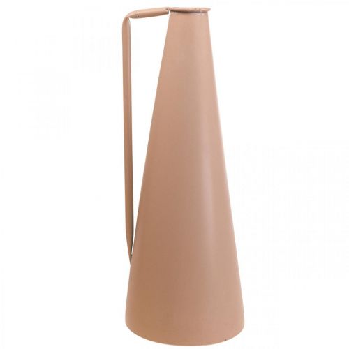 Itens Vaso decorativo puxador de metal vaso de chão salmão 20x19x48cm