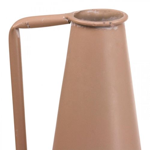 Itens Vaso decorativo puxador de metal vaso de chão salmão 20x19x48cm