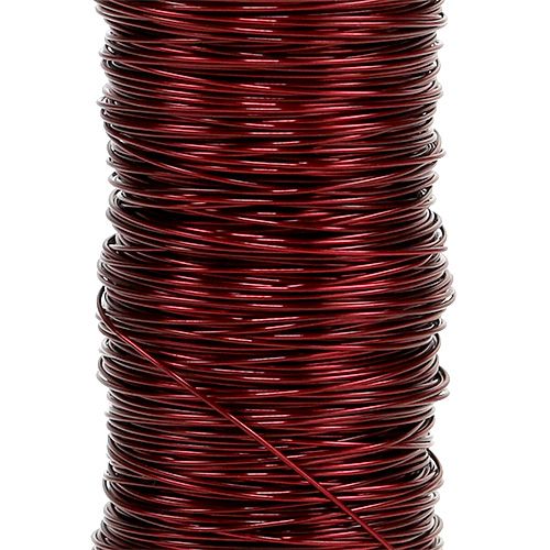 Itens Arame Esmalte Decorativo Ø0,30mm 30g/50m Bordeaux