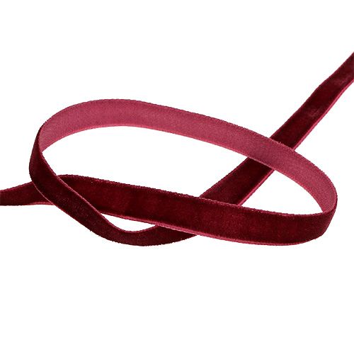 Itens Fita decorativa Velvet Bordeaux 10mm 20m