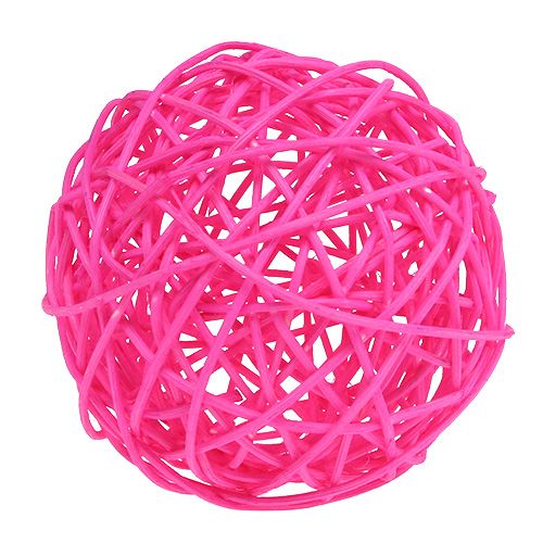 Floristik24 Dekoball Rosa 10cm 6pcs