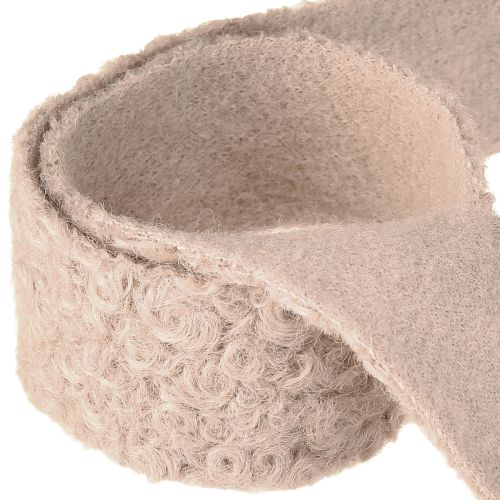 Itens Fita decorativa rosa antiga fita larga para presente com aparência de lã 40mm 8m