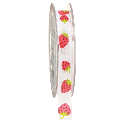 Itens Fita decorativa morangos fita de tecido fita de primavera 15mm 20m