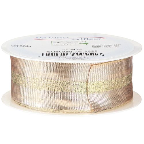 Itens Fita decorativa fita glitter dourada fita natalina 40mm 20m