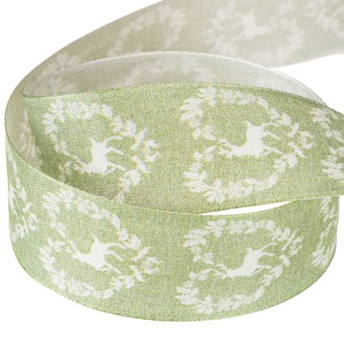 Itens Fita Deco verde cervo 40mm 20m