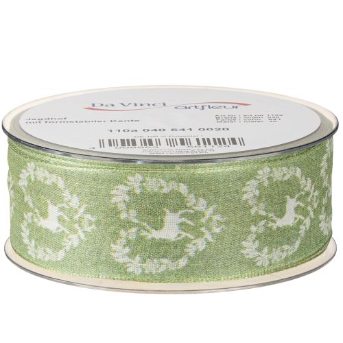 Itens Fita Deco verde cervo 40mm 20m