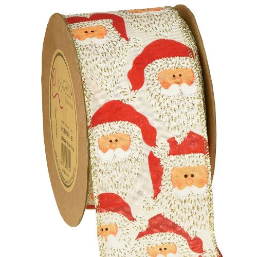 Fita decorativa Papai Noel fita decorativa 60mm 10m