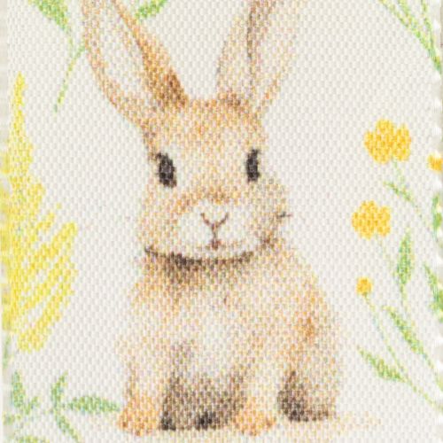 Itens Fita de presente com tema de Páscoa e motivo de coelho para embalagens festivas, 15m