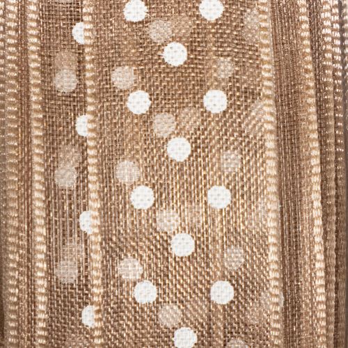 Itens Fita de presente com bolinhas para decorações de casamento elegantes e embalagens criativas, 1,5 cm de largura, 20 m de comprimento.