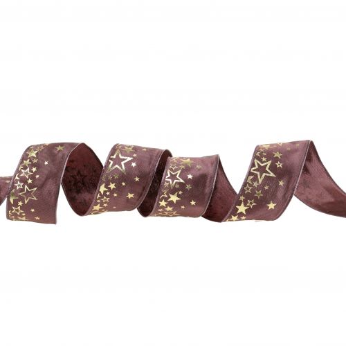 Itens Fita Deco com padrão estrela 40mm 25m