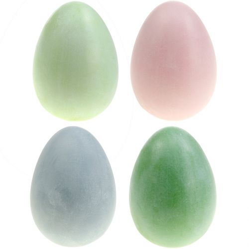 Floristik24 Ovos de Páscoa grandes cores pastel H16cm 4pcs