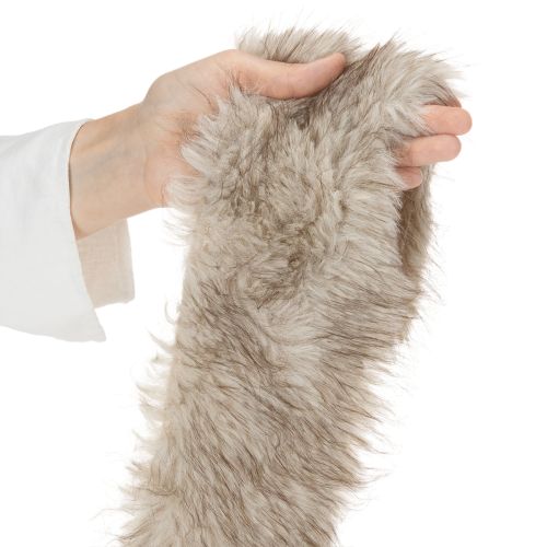 Fita de pele artificial, fita decorativa, longa, macia, 10x140cm, 3 peças | Floristik24.pt