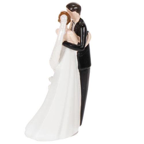 Estatueta decorativa de um casal de noivos, 10,5 cm | Floristik24.pt