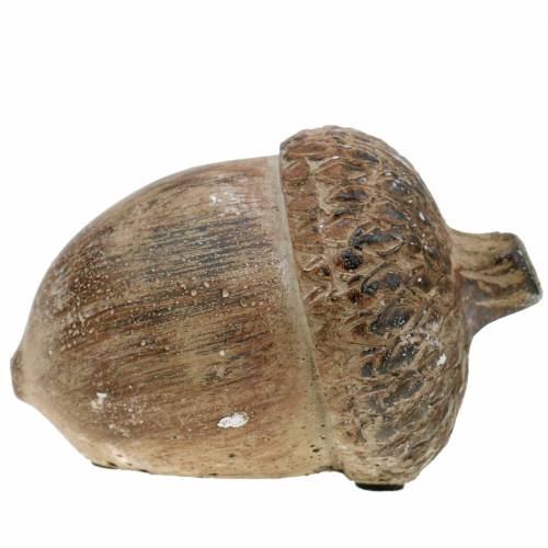 Floristik24 Figura decorativa castanho bolota 11 cm x 8 cm x 7 cm 3 unidades