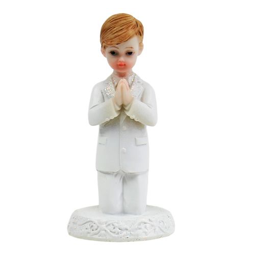 Floristik24 Figura Deco para menino de comunhão 8,5cm