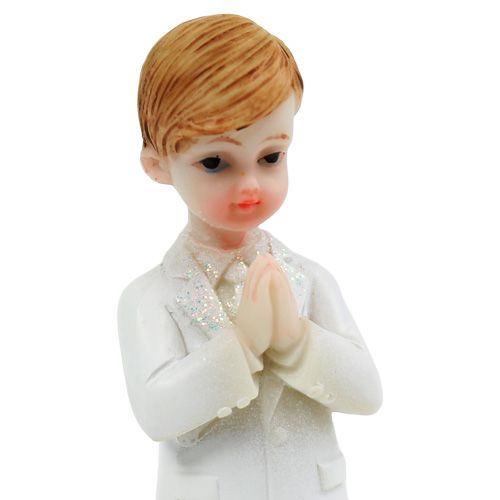 Floristik24 Figura Deco para menino de comunhão 8,5cm