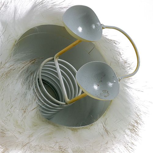 Floristik24 Figura decorativa creme de ovelha 21cm