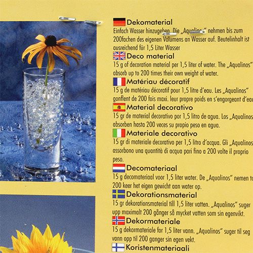 Floristik24 Gel Deco Aqualinos 15g transparente