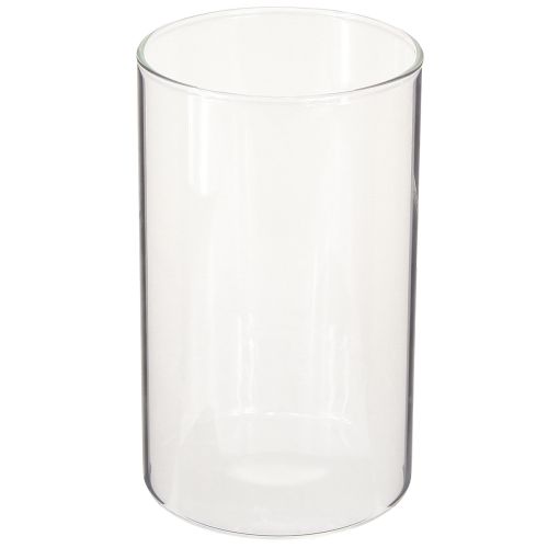 Itens Vidro decorativo, decoração de mesa, vaso de flores incolor Ø9cm H15cm