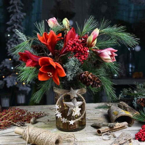 Itens Vidro decorativo, vidro de vela, decoração de mesa, vaso de flores Ø13cm H21cm