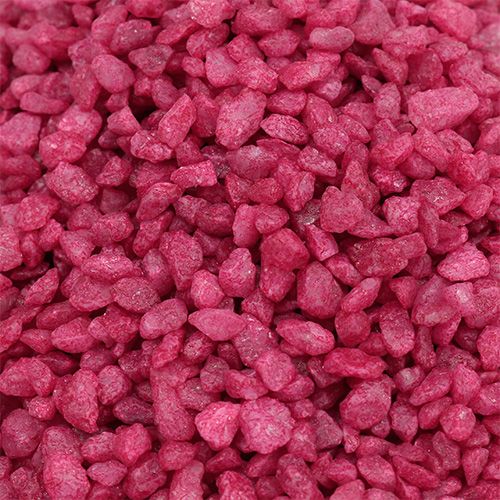 Floristik24 Grânulos decorativos pedras decorativas fúcsia 2mm - 3mm 2kg