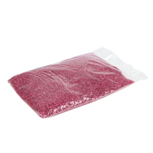 Floristik24 Grânulos decorativos pedras decorativas fúcsia 2mm - 3mm 2kg