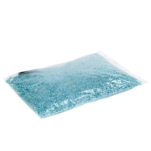 Floristik24 Grânulos decorativos pedras decorativas azuis claras 2mm - 3mm 2kg