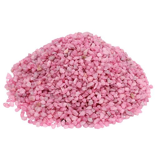 Floristik24 Grânulos decorativos pedras decorativas rosa 2mm - 3mm 2kg