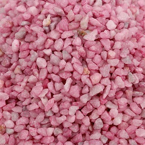 Floristik24 Grânulos decorativos pedras decorativas rosa 2mm - 3mm 2kg