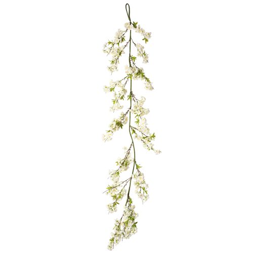Itens Cabide decorativo flor de cerejeira flores artificiais guirlanda branca 170cm