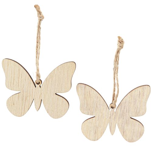 Itens Cabide decorativo borboleta decoração madeira verde natural 5×6cm 12 un