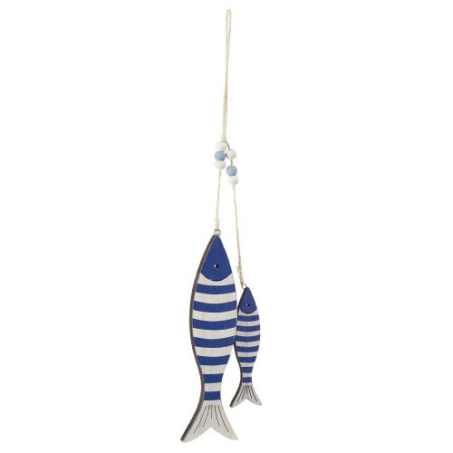 Cabide decorativo tiras decorativas de peixes de madeira 11,5/20cm conjunto de 2