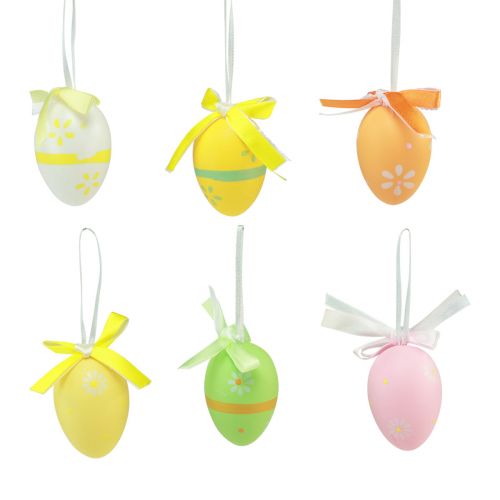 Itens Cabide decorativo ovos de Páscoa de plástico para pendurar 4×5,5cm 12 un