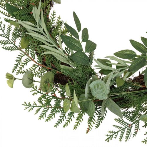 Itens Guirlanda decorativa guirlanda artificial eucalipto abeto oliveira Ø45cm