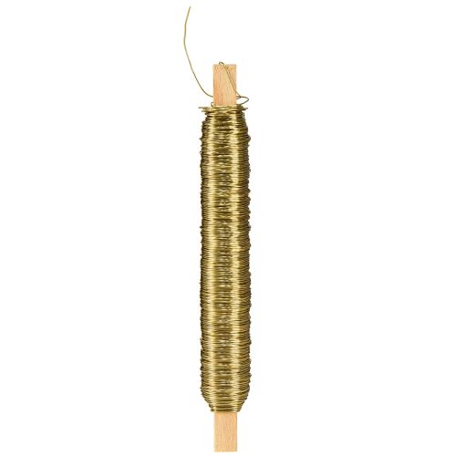 Itens Arame Esmaltado Decorativo Envolvendo Arame Dourado 0,50mm 50m 100g