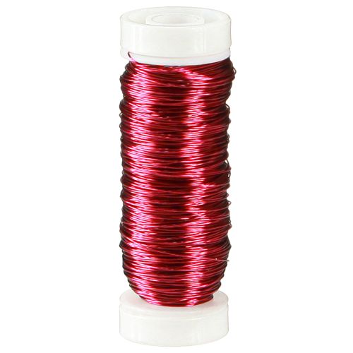 Itens Fio esmaltado decorativo Ø0,30mm 30g/50m rosa
