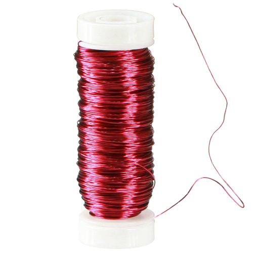 Itens Fio esmaltado decorativo Ø0,30mm 30g/50m rosa