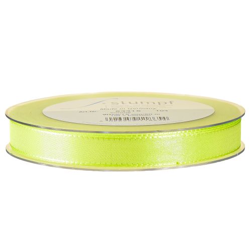 Itens Fita decorativa para presente verde limão 15mm 50m
