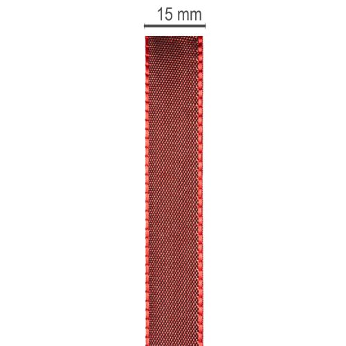 Fita para presentes, fita de tafetá festiva para artesanato, 15 mm de largura, 50 m de comprimento. | Floristik24.pt