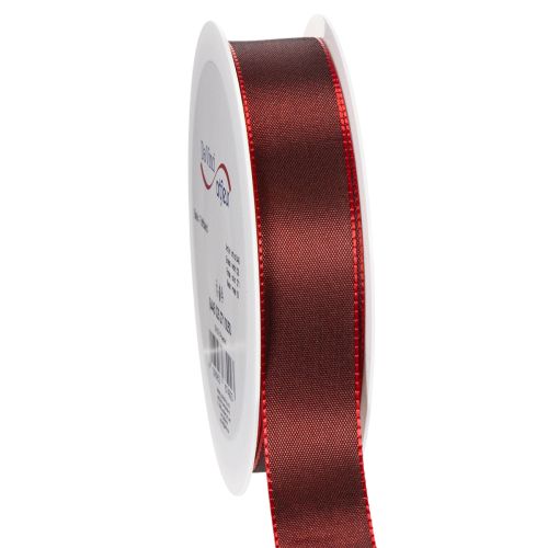 Fita de presente, fita de tafetá elegante e brilhante para ocasiões festivas, 25 mm de largura, 50 m de comprimento.